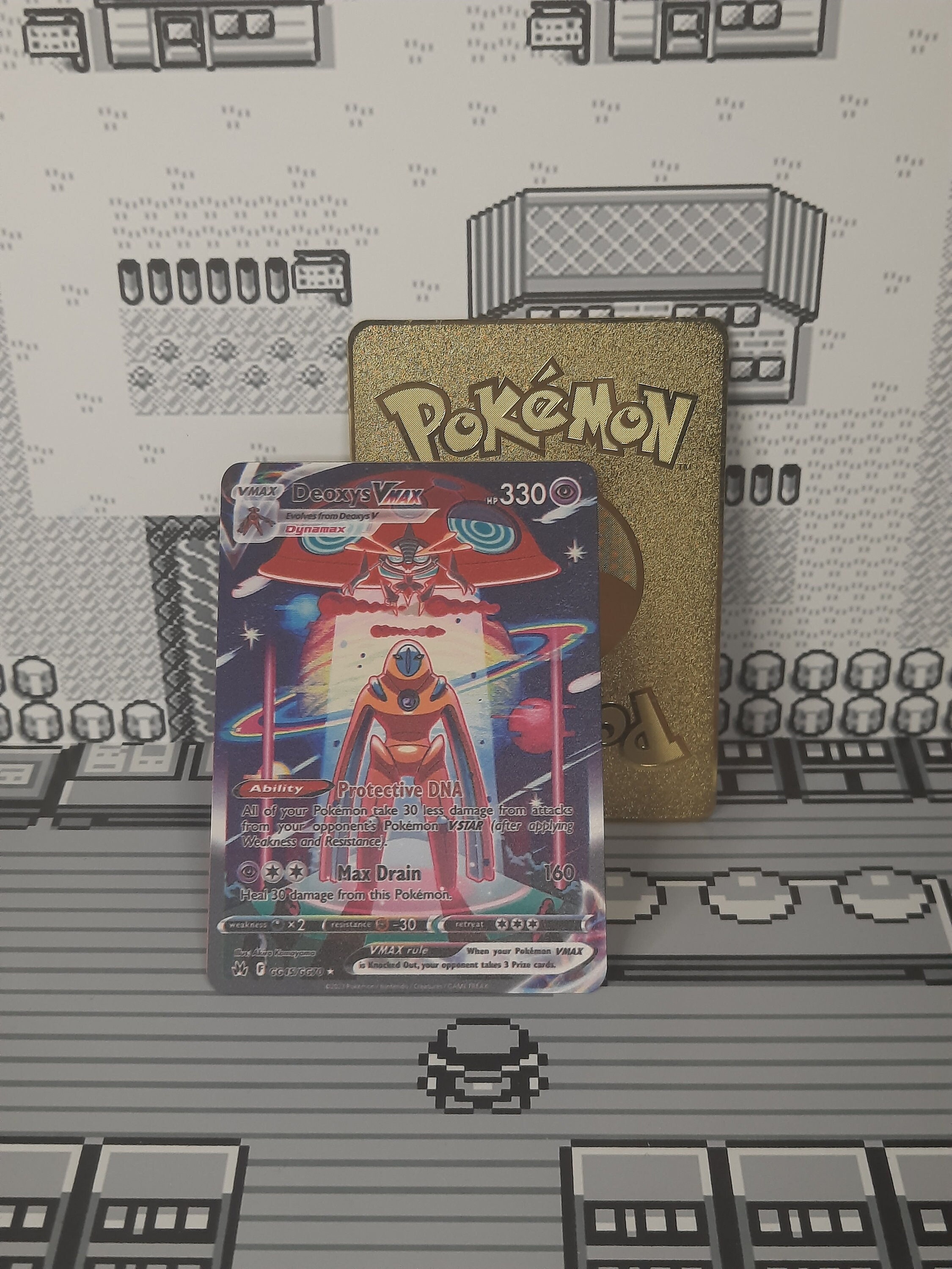 Pokémon Deoxys VMAX Crown Zenith: Galarian Gallery GG45/GG70 Holo Ultra Rare