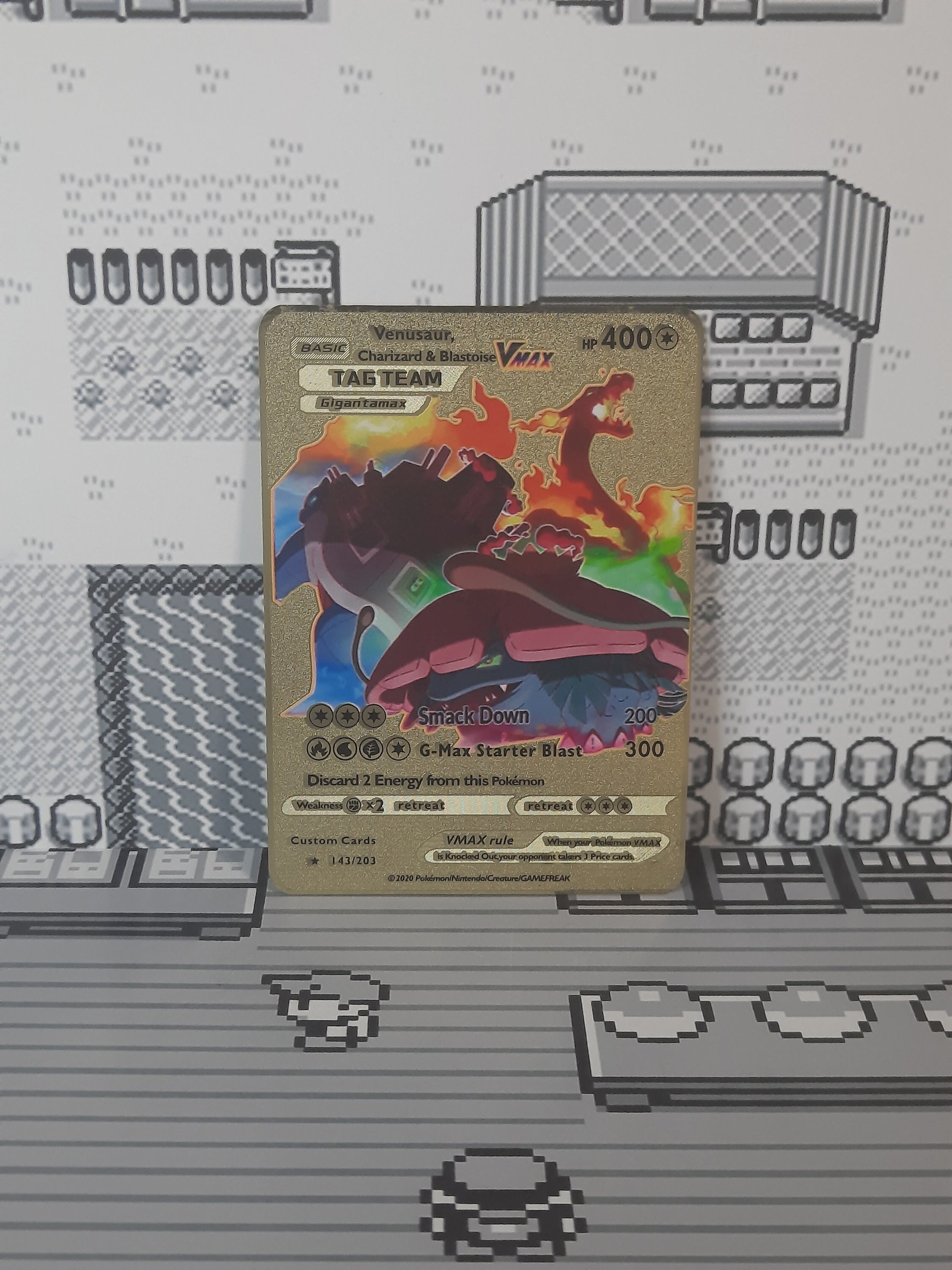 Venusaur Charizard & Blastoise VMAX Tag Team Trio Gigantamax Etsy