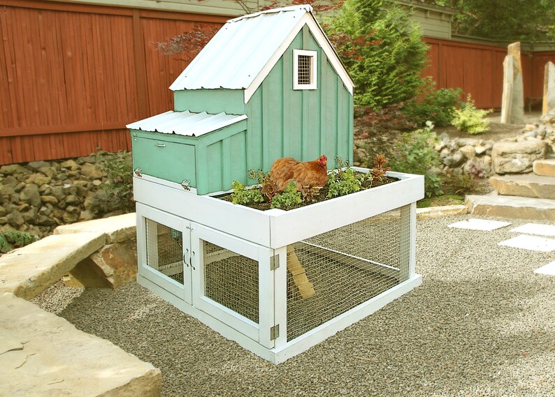 3x5 Chicken Coop Plans PDF Chicken Coop With Run Urban Etsy