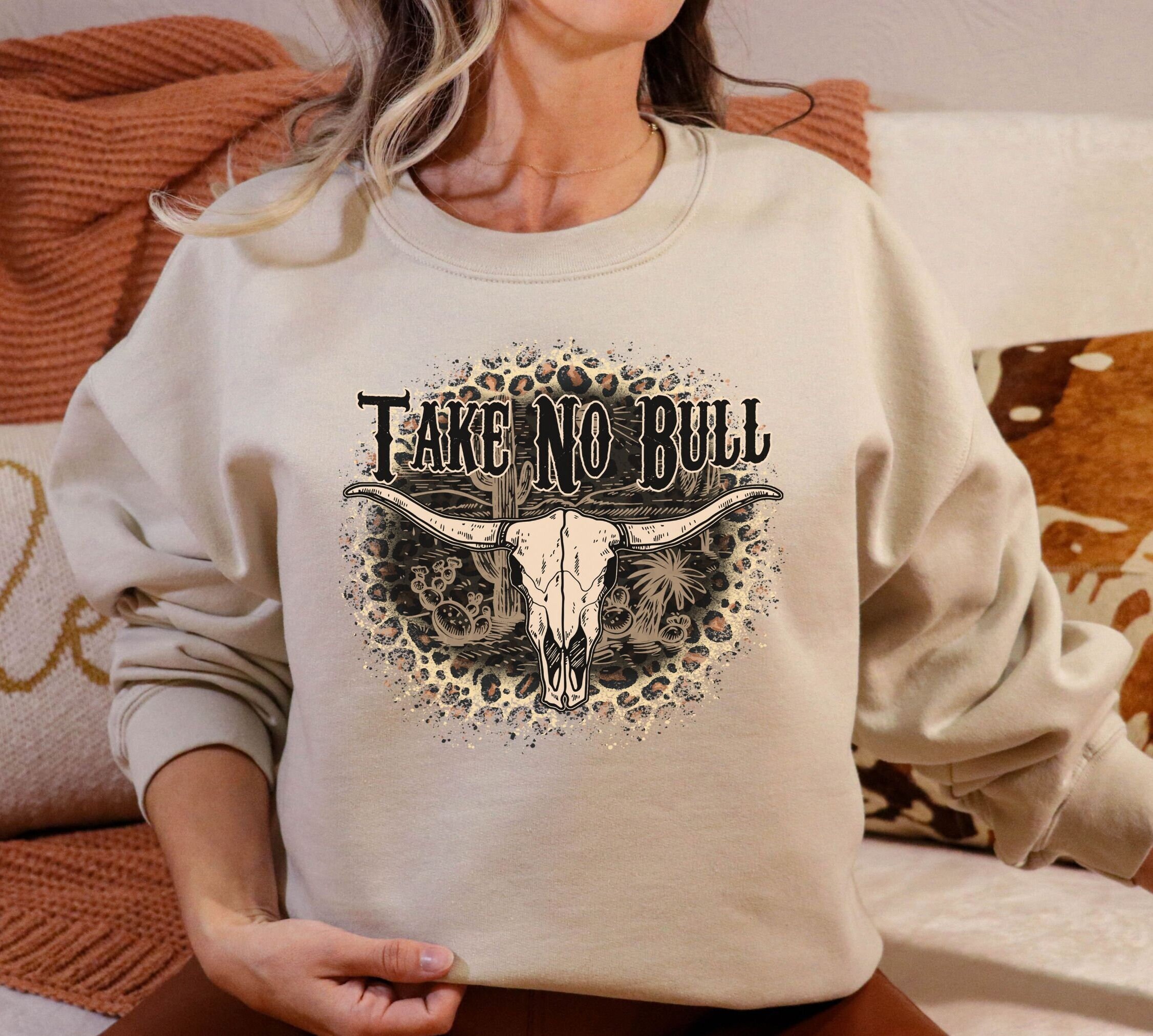 Cow Skull Sweater - Etsy