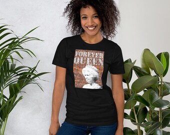 Camiseta Unisex Forever Queen Elizabeth II, Camiseta Reina de Inglaterra, Camiseta Reina, Camiseta Reina, Camiseta conmemorativa Reina