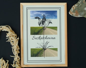 Saskatchewan Wall Art, Saskatchewan Canada, Saskatchewan Digitale Kunst, Saskatchewan Afdrukbare kunst, Praire Art, Saskathcewan Praire Art