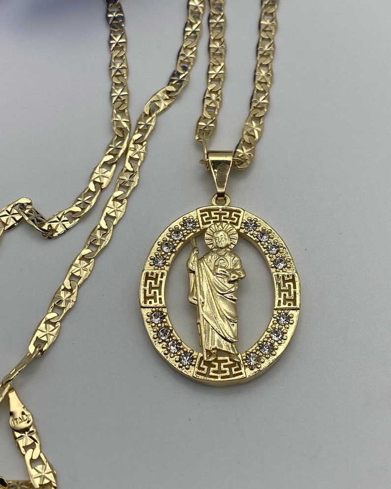 14K Gold Filled Saint Jude Necklace 24 Long for Good - Etsy