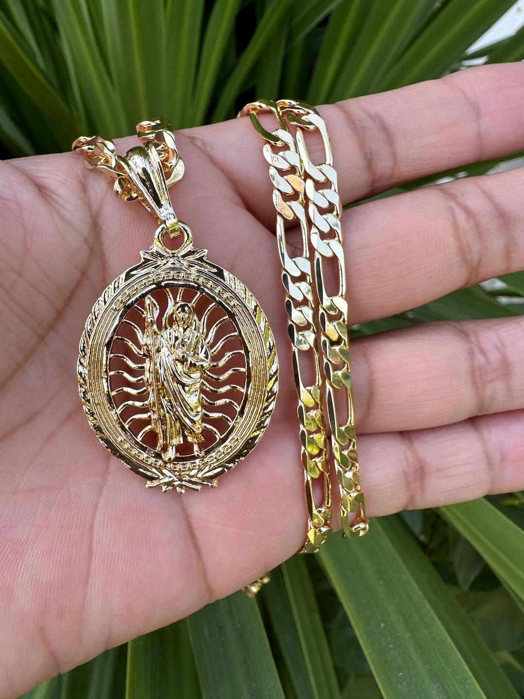 St Jude, Saint Jude Oval Necklace , Catholic Charm ,gifts for Him ...