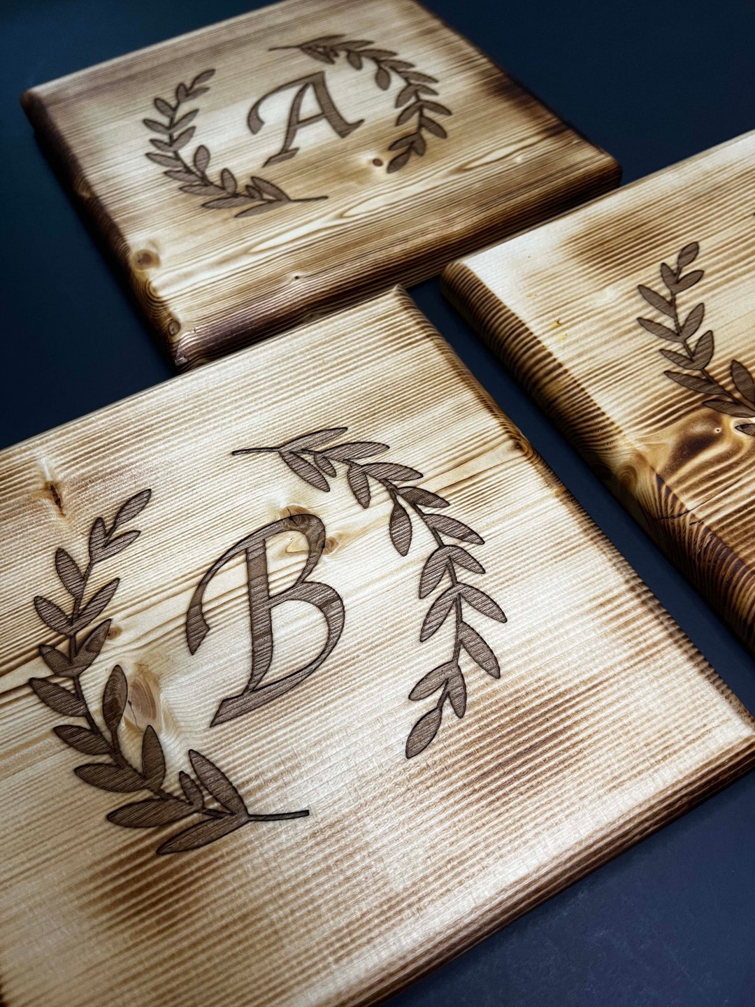 Personalized Wood Hot Plate Trivet Etsy