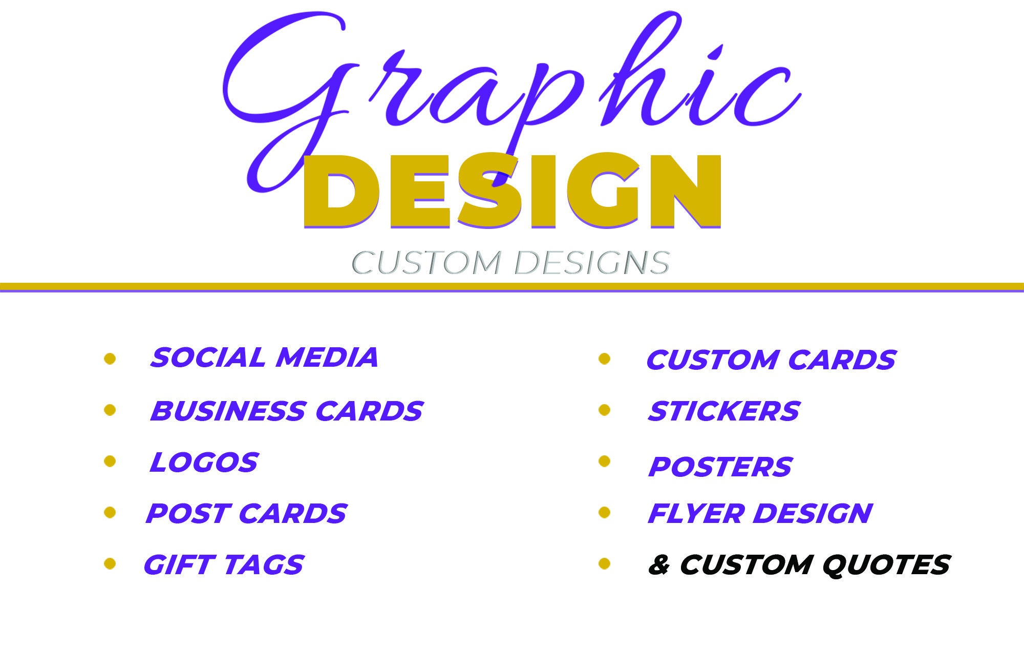 Custom Graphic Design | Custom Project Design | Your Design Created ...