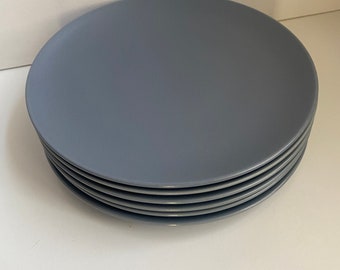 X IKEA Dinera Dinner Plate Grey Blue Matt 18691 UK