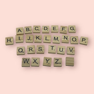 Individual Scrabble Tiles 