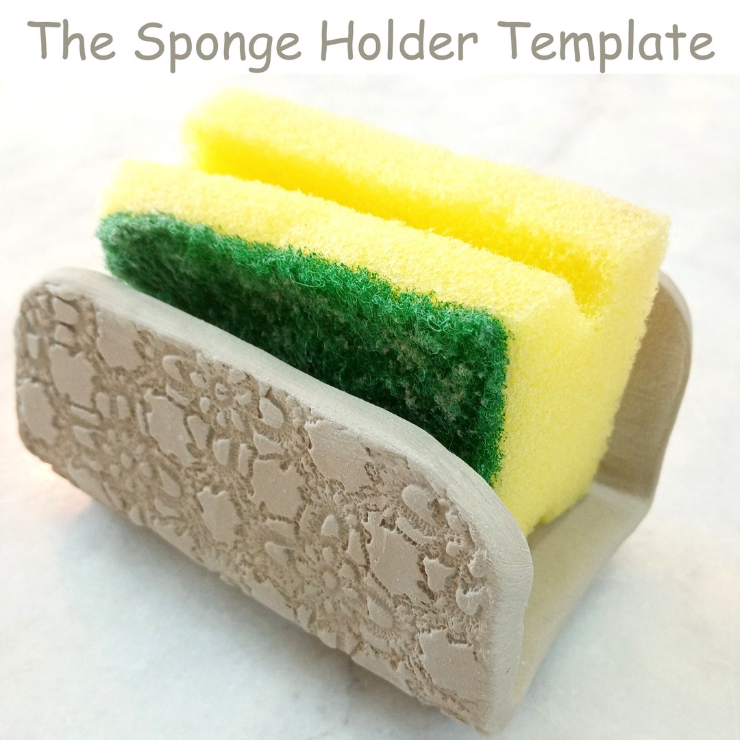 Illustrated Sponge Holder Template / DIY Pottery Template / Detailed ...