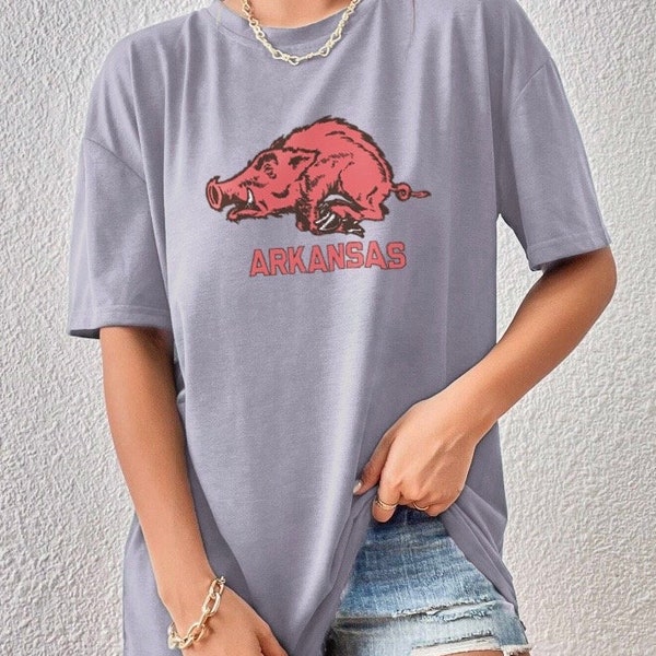 Arkansas Razorbacks Shirt Vintage Hog Logo