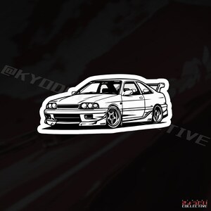 JDM Stanced Car - Tuned JDM Racer Auto Vinyl KissCut Sticker von KyodaiCollective