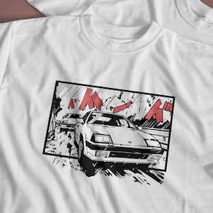 Initial D Racer - Premium JDM Touge Grafik T-Shirt