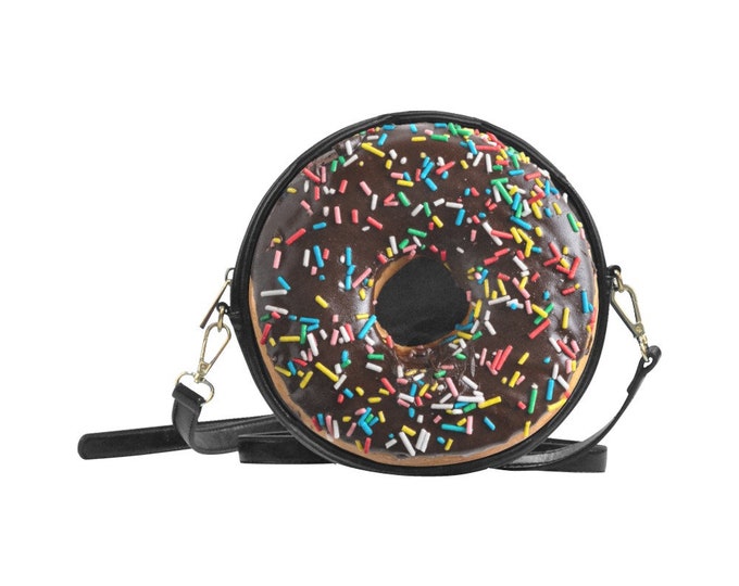 Chocolate Sprinkled Donut Purse / Realistic Faux Food Handbag - Etsy