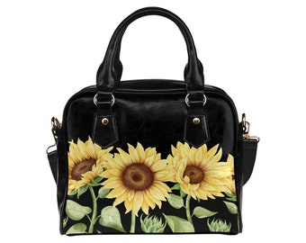 Zonnebloemen Crossbody Tas, Zonnebloem Minnaar Cadeau