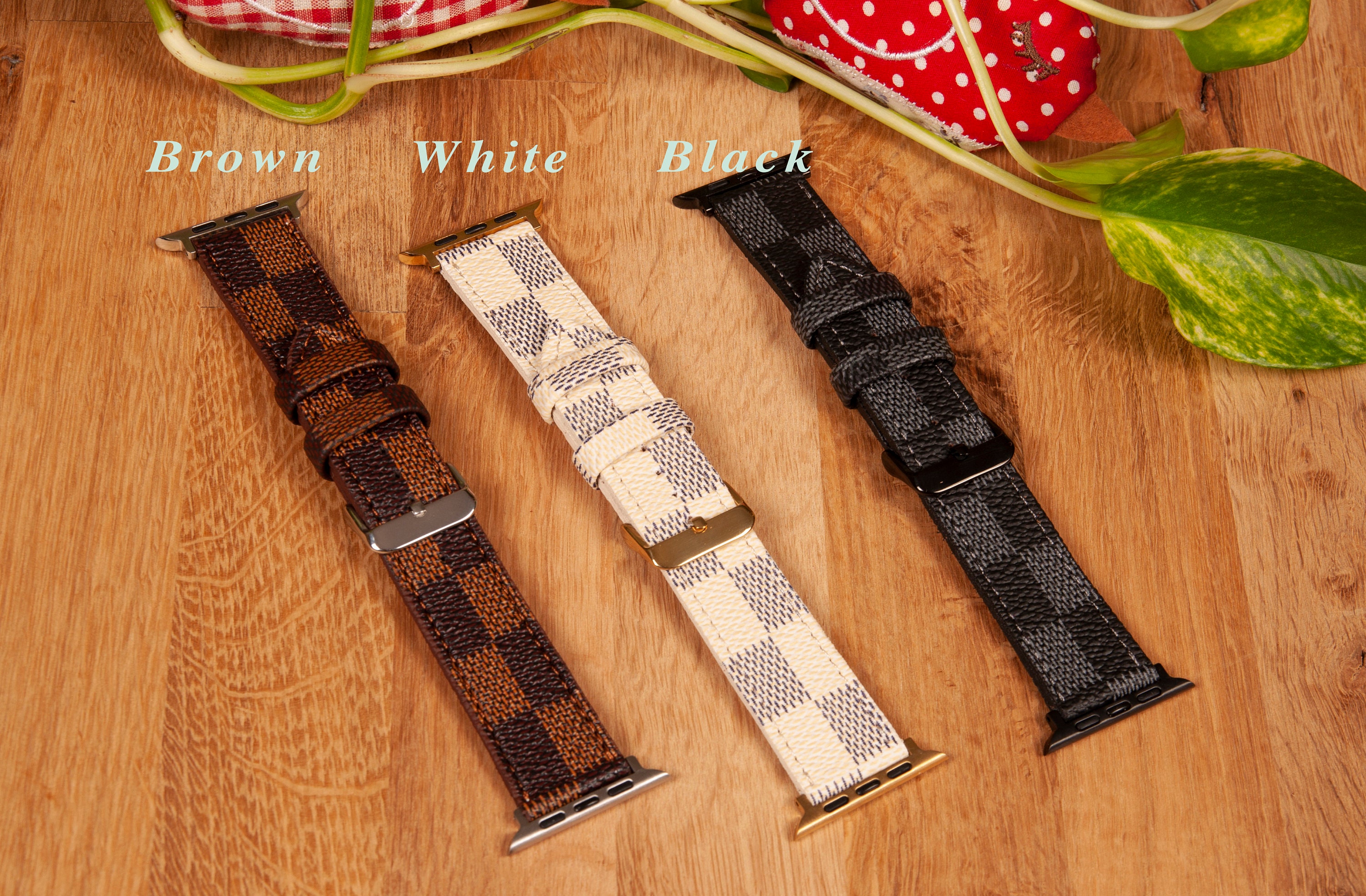 LV Apple Watch Band Series 8/7/6 SE Ultra 49mm/45mm/44mm Luxury Vuitton