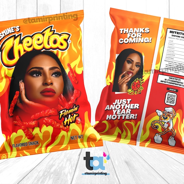 Custom Chip Bag Cricut Etsy