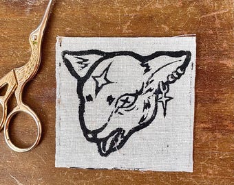 Punk Lamb - Hand-Painted patch