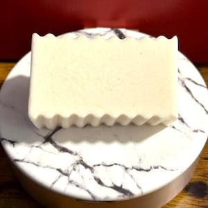 Our original unscented lotion filled eczema soap bar! Look at the other pictures to learn more!