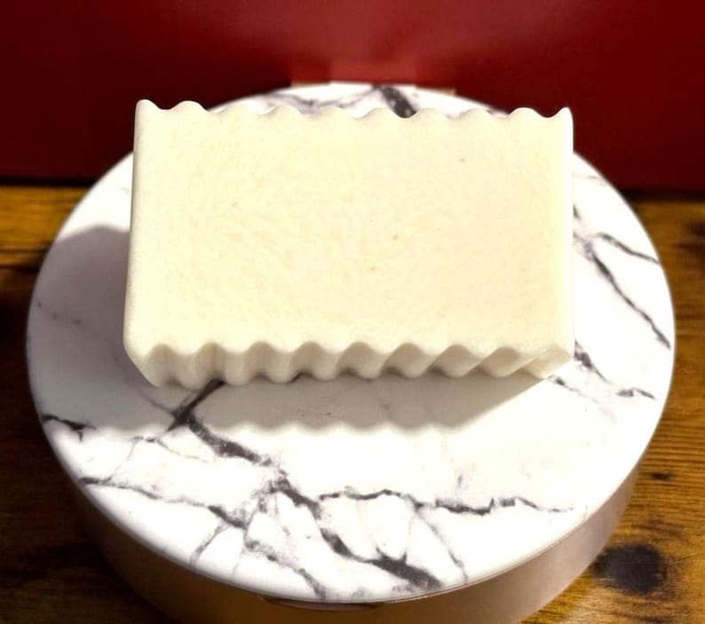 Our original unscented lotion filled eczema soap bar! Look at the other pictures to learn more!