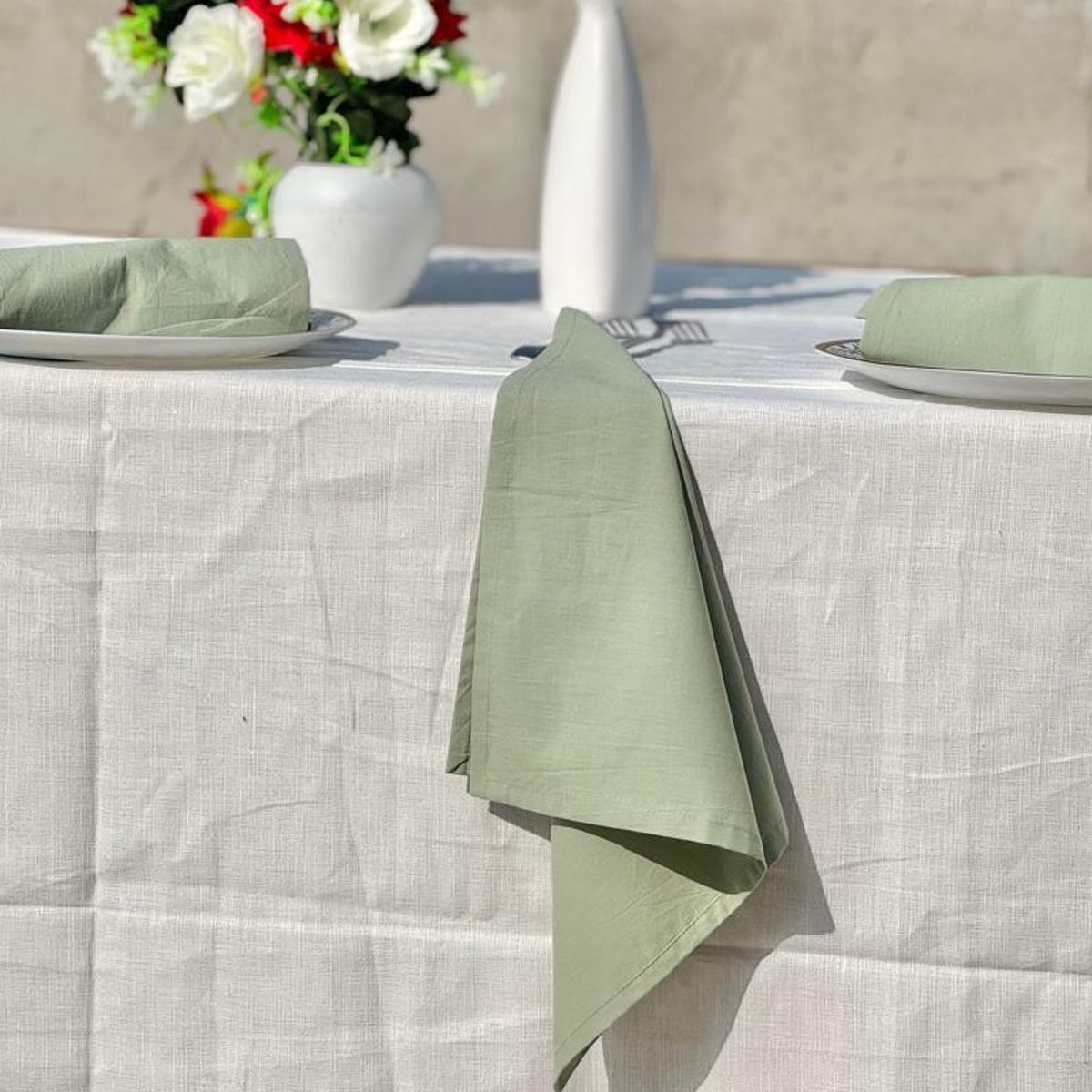 20 Pack Sage Green Cloth Napkins