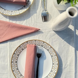 Eco Friendly Reusable/Washable Cotton Cloth Napkins Kitchen Table Dinning Napkins Set Wedding/Party/Dinner Napkins Table Décor Gift For Her.