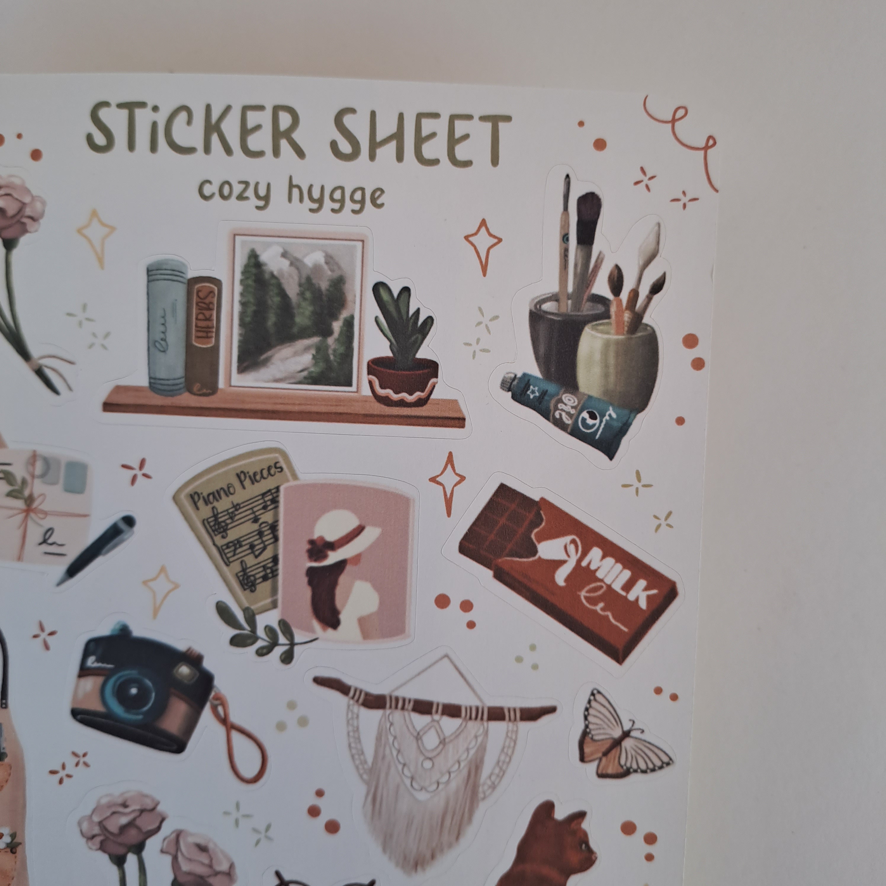Cozy Hygge Sticker Sheet – Scrapbook, Journal, Planner Stickers - Etsy