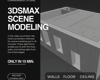 Curso de modelado de escenas de interiores en 3ds Max (descarga digital)