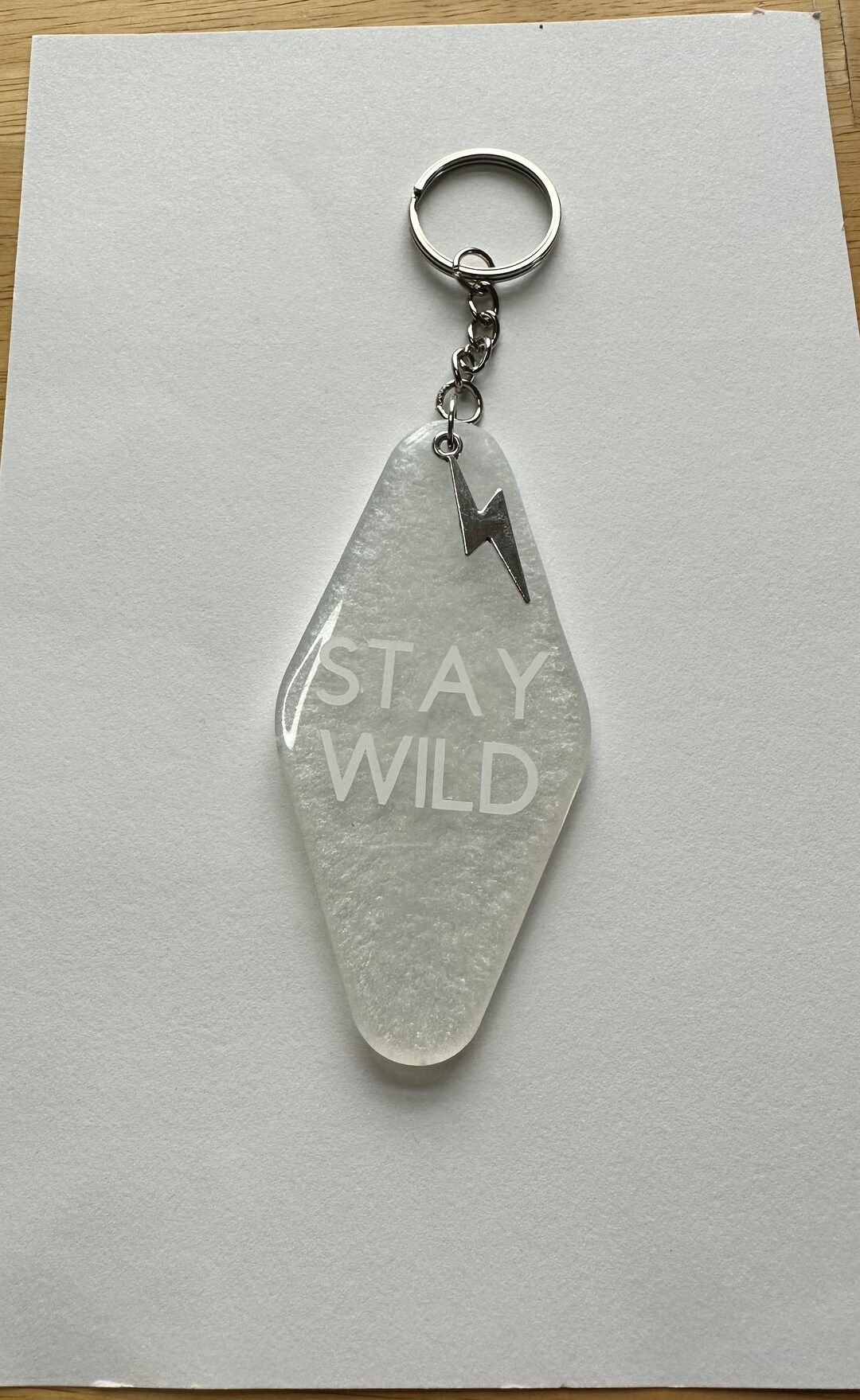 Vintage Hotel Key Resin Keychain - Etsy