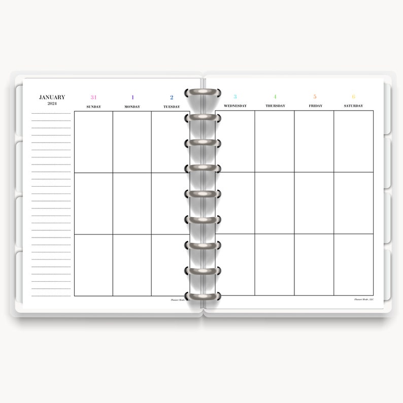 2024 Weekly Planner, Dated 2024 Planner, 2024 Weekly Calendar, Planner