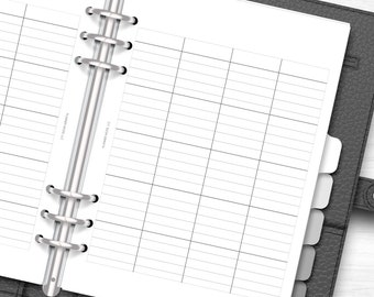 Lesson Plans 7 Subject Lined, Letter Planner