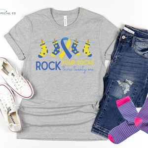 Rock Your Socks | Down Syndrome Awareness 3.21 | Special Education Teacher Tee