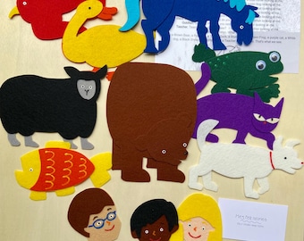 Brown Bear Felt Story Set: Early Literacy Learning Resource