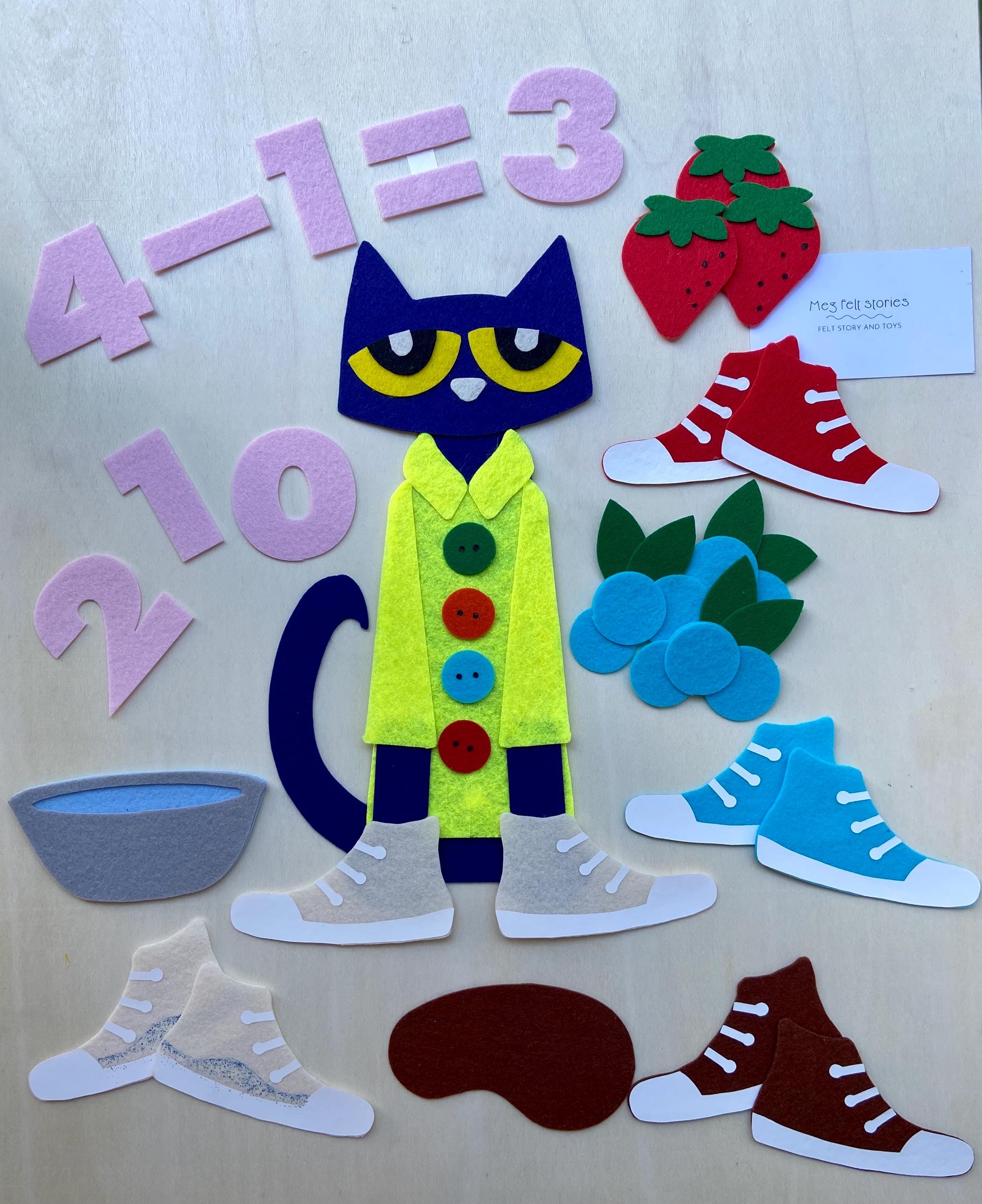 Gato de cuentos de fieltro - Etsy México, image size:2446x3000