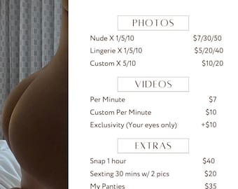 OnlyFans Tip Menu (Spicy Content) Fansly Tip Menu Digital Download Canva.