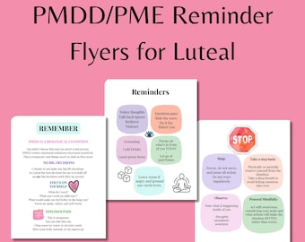 PMDDのアファメーション、PMSのセルフケア、ホルモンバランスの乱れに対する自己愛、黄体期のための毎日のリマインダー