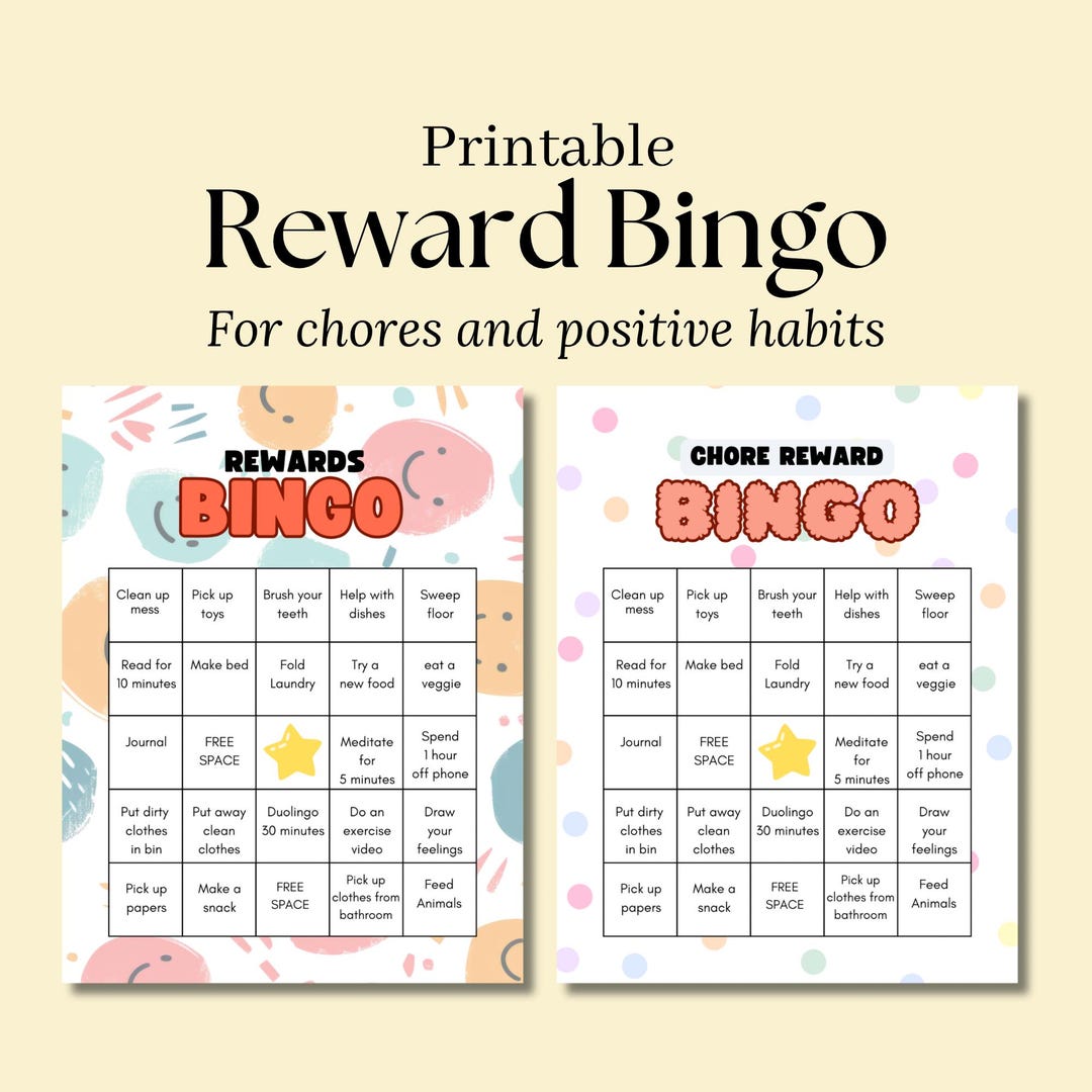 Kids Reward Games | Reward Tracker| Kids Printable Chore Charts, Kids ...