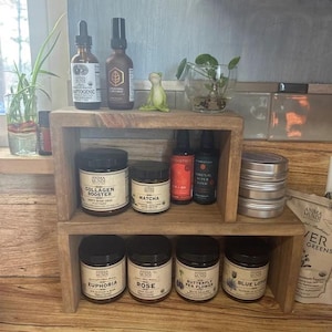 Cedar Wood Shelf: Rustic Kitchen & Bathroom Storage (5.5 Inch Depth)