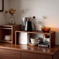 Modern Shelf forKitchen Counter, 3.5 inch wide, Coffee Bar