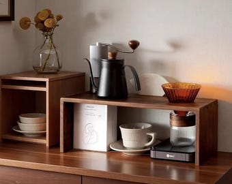 Modern Shelf forKitchen Counter, 3.5 inch wide, Coffee Bar