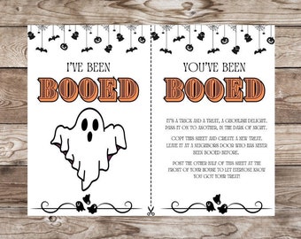 You #39 ve Been Booed Printable Simple Booed Download Etsy You #39 ve Been Booed Printable Simple Booed Download Etsy
