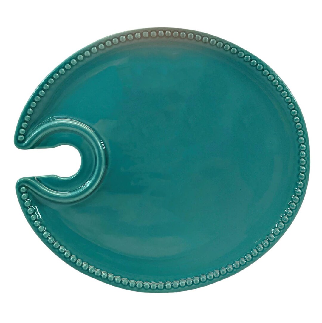 Princess House Pavillion Del Mar Mini Party Plate Turquoise Replacement