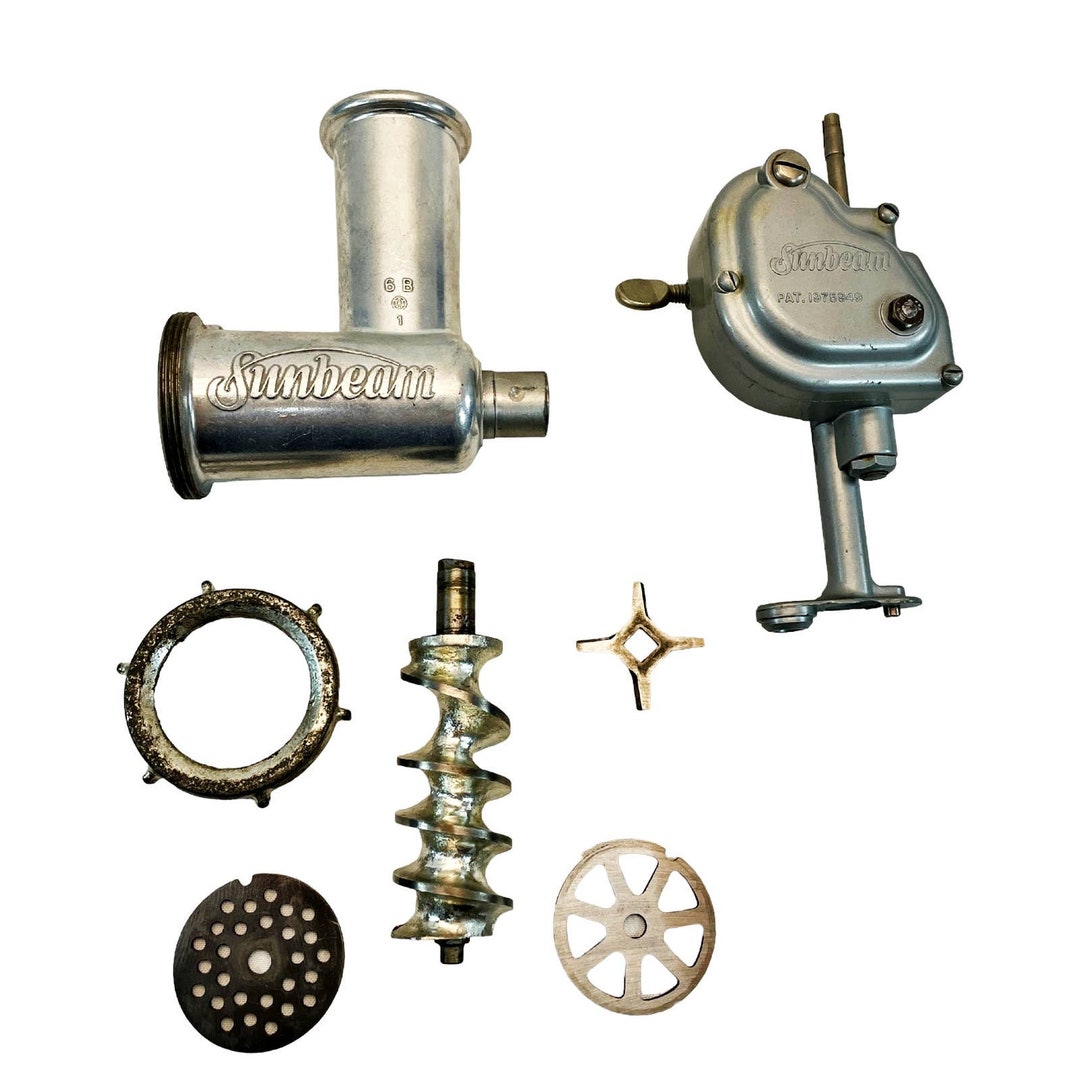 Vintage Sunbeam Mixmaster Meat Grinder Food Chopper Attachment Etsy