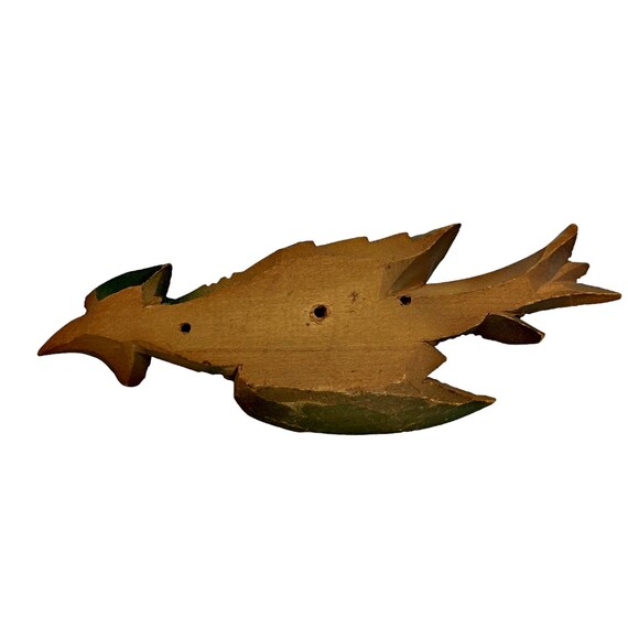 Vintage Original Alemán Selva Negra Reloj de Cuco Adorno Tallado