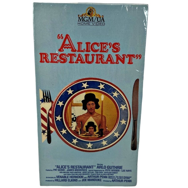 Alice's Restaurant BETAMAX Tape Sealed - Arlo Guthrie MGM Home Video (Not VHS)
