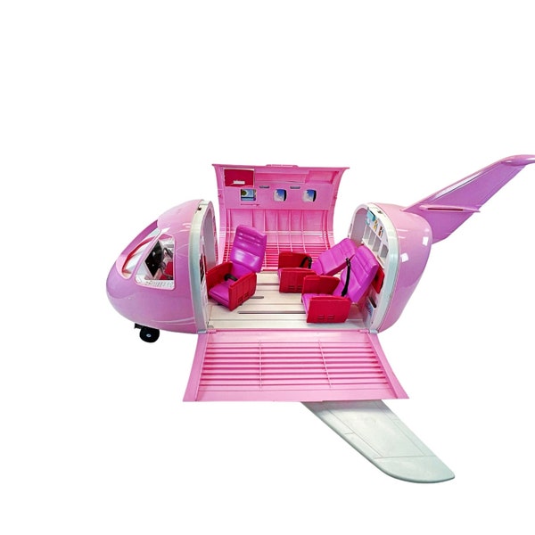 Mattel Barbie Pink Passport Glamour Vacation Jet Airplane Plane 1999 Toy