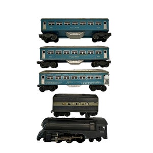 Lionel Train 1947 Postwar #1400 Passenger Set O Guage 221 Locomotive 221T Tender