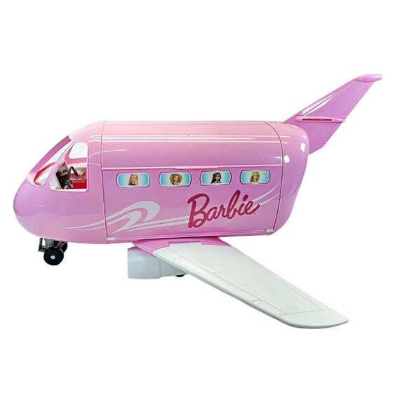 Pink barbie airplane hotsell