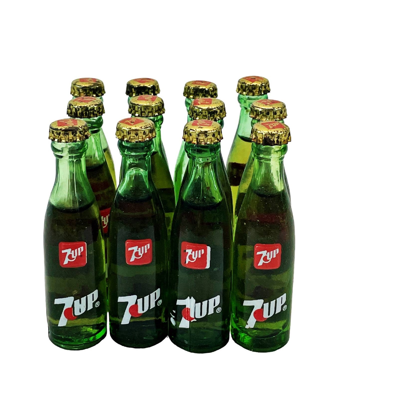 初売り初売り Seven-up 7up Vintage (12) of Lot Miniature With Bottles その他