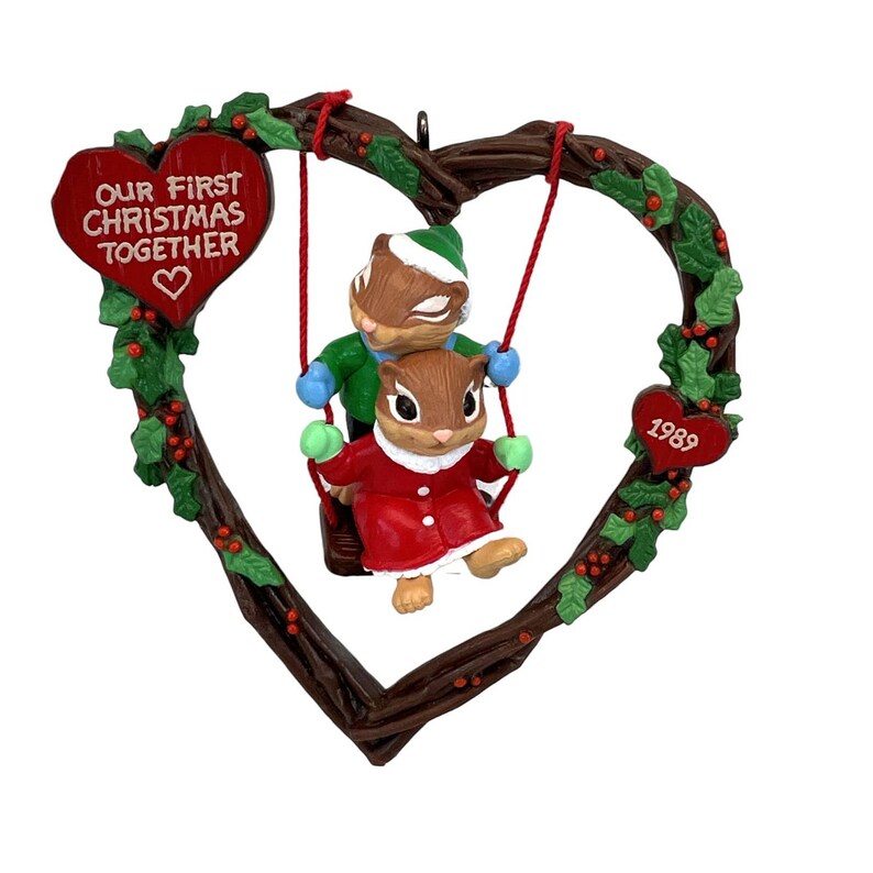 Vintage 1989 Hallmark First Christmas Together Christmas Holiday
