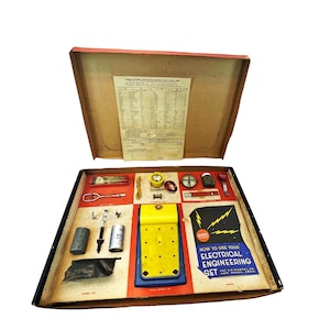 Vintage 1960&#39;s AC Gilbert Electrical Engineering Set No 11023 COMPLETE!!